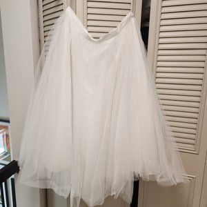White Tulle skirt